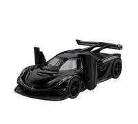 EMRGAZQD Scale Finished Model Car 1:32 For Koenigsegg Jesko Miniature Static Scale Alloy Die-cast Car Model Display Ornaments Decoration Miniature Replica Car(Black)