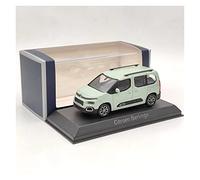 EMRGAZQD Scale Finished Model Car 1/43 For Citroen Berlingo 2018 Alloy Diecast Green Car Model Simulation Vehicle Collectible Ornament Miniature Replica Car