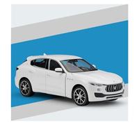 EMRGAZQD Scale Finished Model Car For Maserati Levante SUV 1:24 Scale Model Car Diecast Alloy Mini Car Static Display Collectible Miniature Replica Car (Color : White)