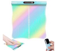 EMS Colorful Massage Foot Pad Foot Massager Foot Spa with Versatile Technology, 8 Modes 19 Intensity Levels for Pain Relief and Improved Circulation for Elderly Women