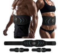 Ems Electric Abdominal Body Slimming Belt Waist Band Smart Abdomen Muscle Stimulator Abs Trainer