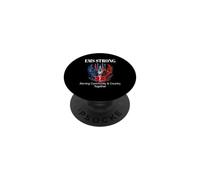 EMS-EMT Patriotic Eagle-Jets Serving Community Star Of Life PopSockets Adhesive PopGrip