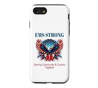 EMS-EMT Patriotic Eagle Serving Community Star Of Life Case for iPhone SE (2020) / 7/8