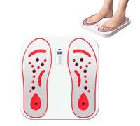 EMS Foot Massager Circulation for Feet Legs Electric Feet Massager with 3 Function 8 Modes 20 Intensity Levels for Swelling Plantar Calf & Ankles Adjustable Legs Muscle Stimulato