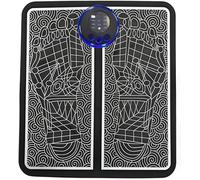EMS Foot Massager, Electronic Muscle Stimulatior Massage Mat with 8 Modes 19 Intensities, Folding Portable Electric Massage Machine for Feet and Legs Muscle Stimulator,Wireless Remote Control