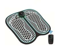 EMS Foot Massager, Electronic Muscle Stimulatior Massage Mat with 8 Modes & 19 Intensities Relax Muscles, Folding Portable Feet Massage Machine, Muscle Stimulation for Pain Relief with LCD Display