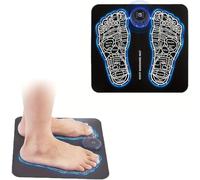 EMS Foot Massager, LCD Display,8 Modes 19 Intensities, Rechargeable Feet Massager, TENS Machine for Pain Relief and Improve Circulation, Relax Your Foot,Hand,Hip