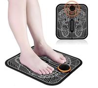 EMS Foot Massager with Remote Control Electric Foot Spa Circulation Booster for Feet and Legs for Home and Travel Use