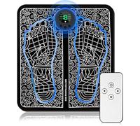 EMS Foot Massagers for Pain and Circulation, Electric Foot Massager Mat with 8 Modes and 19 Intensity Levels for Improved Circulation, Muscle Relaxation and Pain Relief