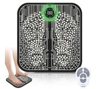 EMS Foot Massagers, LCD Display with 10 Modes 39 Intensities, Electric Foot Spa Mat for Improved Circulation and Muscle Relaxation