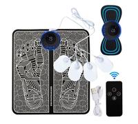 EMS Foot Massagers with 8 Modes and 19 Intensity Levels,Electric Foot Massager Mat with Remote for Improved Circulation and Pain Relief Relaxing Feet Leg Muscles