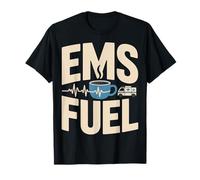EMS Fuel Coffee for Paramedic EMT Nurse Hero Crew T-Shirt