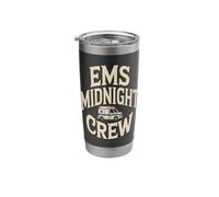EMS Midnight Crew Night Shift Paramedic Squad Stainless Steel Insulated Tumbler