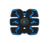 EMS Muscle Stimulator,ABS Trainer Muscle Stimulator, Abdominal Toning Belt, Portable Fitness Trainer, for Arm and Leg, No Need Gel Pads, USB Rechargeable (Blue)