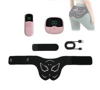 EMS Muscle Stimulator, Buttock Muscle Stimulator, EMS Glute Trainer Hip Trainer Electric Buttock, Wrapped Wearable Belt Smart Body Sculpting Machine with Remote Control, Tighten Butt for Women Men