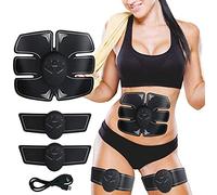 EMS Muscle Stimulator,EMS ABS Trainer,Abdominal Toning Belt,EMS Abdominal Muscle Stimulator,Fitness Training Gear for Abdomen/Arm/Leg Training,Body Gym Workout Home Office Exercise Equipment