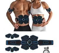 EMS Muscle Trainer, ABS Trainer Muscle Stimulator, 8 Modes & 18 Intensities for Abdominal/Arm/Leg/Hip Training, EMS Muscle Stimulator, Electric Abdominal Muscle Toner