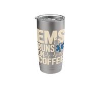 EMS Runs On Coffee Paramedic EMT Medic Stainless Steel Insulated Tumbler
