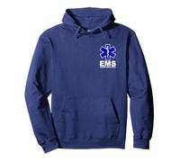 EMS STAR OF LIFE EMERGENCY MEDICAL SERVICES EMT PARAMEDIC Pullover Hoodie