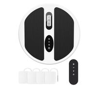 EMS TENS Unit Muscle Stimulator with 4 Pads - Electric Foot & Leg Massager for Circulation, Neuropathy Pain Relief, Blood Flow Booster (Dancespot Medic Circulation Machine)
