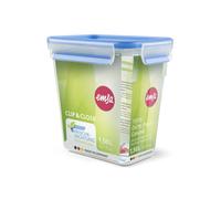Emsa 508543 Clip & Close rectangular food storage container 0.55 l, transparent/