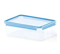 Emsa 508547 Clip & Close rectangular food storage container 5.5 litres, transpar