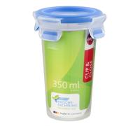 Emsa 508550 Clip & Close round food storage container 0.35 litres, transparent/b