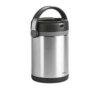 Emsa 509245 Insulated food container, enjoy mobile, 1.7 liters, with 2 food inserts, 100% tight, mobility, black/anthracite