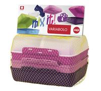Emsa 517052 Variabolo 4-piece food storage containers set for girls, 16 x 11 x 7