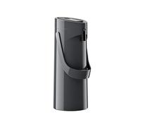 Emsa GmbH 515706 Ponza Insulated Thermos jug: 1.9 litres, Stainless Steel, 17 x 16.5 x 39 cm, Stainless Steel, Charcoal, 17 x 16.5 x 39 cm
