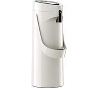 Emsa GmbH 515707 Ponza ISO Thermos Bottle 1, 9 L Stainless Steel, 17 x 16.5 x 39 cm, Stainless Steel, White