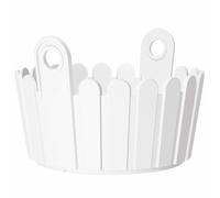 EMSA Landhaus Round Planter Plant Pot 30cm Diameter White