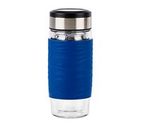 Emsa N2080500 Mug Tea Cup, Glass, Blue