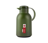 Emsa N4012100 Samba Vacuum jug, Plastic Glass, Translucent Dark Green