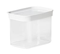 Emsa Optima N11418 Dry Storage Container 1 Litre Rectangular Portrait Format 100% Safe Hygienic Safe and Space Efficient Fresh Seal BPA Free Transparent Design