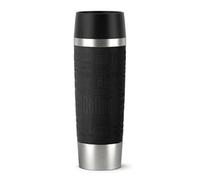 Emsa Travel Mug, Grande Thermal 0.50 L Capacity, Double-Wall Vacuum Insulation, 6-Hour Stay Hot, 12-Hour Cold, 360 Drinking