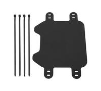 EMSea 1 Set Motorcycle Front Number Board Plate Motorcycle Black Front Plastic Number Plate Cover Compatible with Sur-Ron Light Bee X Lbx Ebike