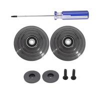 EMSea 1 Set Vacuum Cleaner Wheel Kit Compatible with Dyson V10/ V11/ V15 Series Ball Wheel Replacement with Fixings Screws Screwdriver Adapt to 100W high Torque