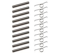 EMSea 10 Set Replacement L2 R2 Trigger Button Springs with Cylinder Compatible with DualSense PS5 Controller Spring Replacement Repair Part