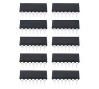 EMSea 10Pcs 14Pin Integrated Circuit 74LS74AN SN74LS74AN for Electronic Products