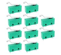 EMSea 10Pcs 2Pn Vacuum Brush Roll Micro Switch 5A 250VAC T120 Limit Switch Replacement Part KW4-3Z-3 Suitable for PCB Circuit Board (Green)