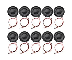 EMSea 10PCS 2W 8 Ohm Internal Magnet Speaker 28mm Round Mini Loudspeaker for Electronic DIY Toys Radio Intercom Multimedia Speakers Mini Box Speakers