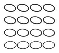 EMSea 16Pcs Bottom Bracket Spacer Mountain Bike Bottom Bracket Washers Compatible with Shimano BB51 BB52 BB70 35x41mm Black(Thick 2.5mm 1.8mm 0.7mm)