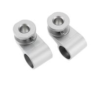 EMSea 1Pair Metal Hinge Swivel Shaft Left Right Compatible with Boses QuietComfort QC35 Headset Silver