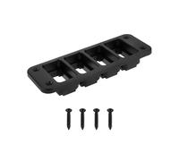 EMSea 1pc 4 Way Push Switch Bracket Mount Panel Plastic Holder 4 Holes Push Button Switch Mounting Panel with 4 Screws Compatible with Toyota Prado