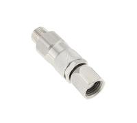 EMSea 1PC Swivel Joint High Pressure 1/4 Inch Male - 1/4Inch FemaleHigh Pressure Washer Swivel Joint 66.2x16.9mm for Airless Sprayers Hose Connector Stainless Steel Spray Gun Swivel Joint