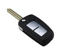 EMSea 2 Button Remote Flip Key Shell Compatible with Qashqai Juke Micra X-Trail Replacement Folding Remote Key Fob Case Cover Housing NSN14 Blade