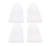 EMSea 2 Pairs Trigger Stop Assistant Buttons Compatible with PS5 Controller L2 R2 Trigger Pad Joystick Extender Triggers Buttons ABS White