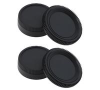 EMSea 2 Set Camera Front Body Cap and Rear Lens Cap Cover Compatible with Nikon AF AF-S Lens DSLR F-Mount Camera