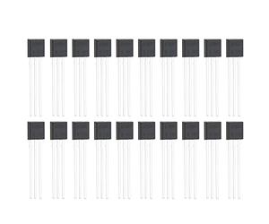 EMSea 200PCS BC547 TO-92 NPN Transistor 0.1A 45V for Electronic DIY Project Solar Panel Charger Circuit Product Development Switching Power Supply